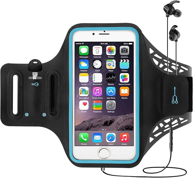 Banda para celular, ajustable para el brazo.