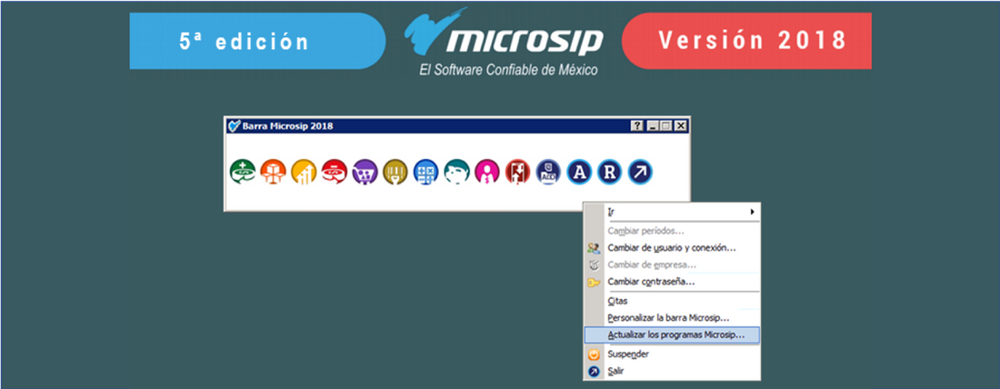 Lanzamos la 5a versión de Microsip 2018.